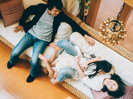 住宅の性能にかかる保証「わが家の保険」付き