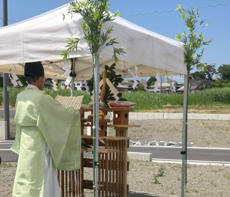 祝！T様地鎮祭：新井