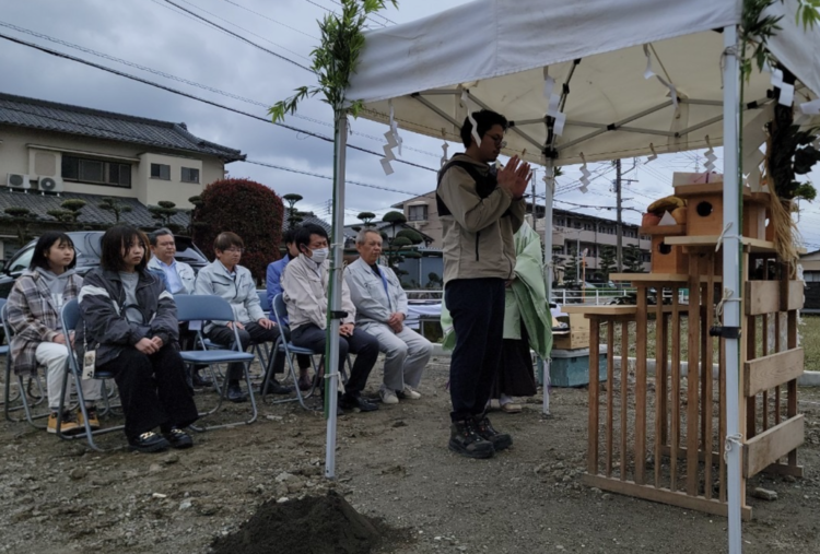 祝！M様地鎮祭：新井