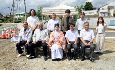 祝富士宮市モデルハウス地鎮祭：藤田