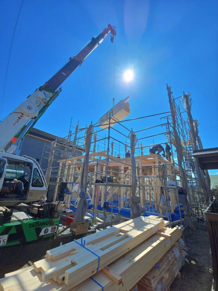 ㊗O様邸上棟　♠櫻井