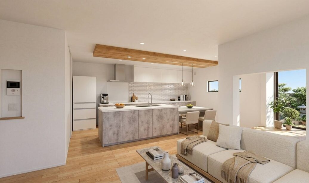 家族が集う広々21帖以上のLDK